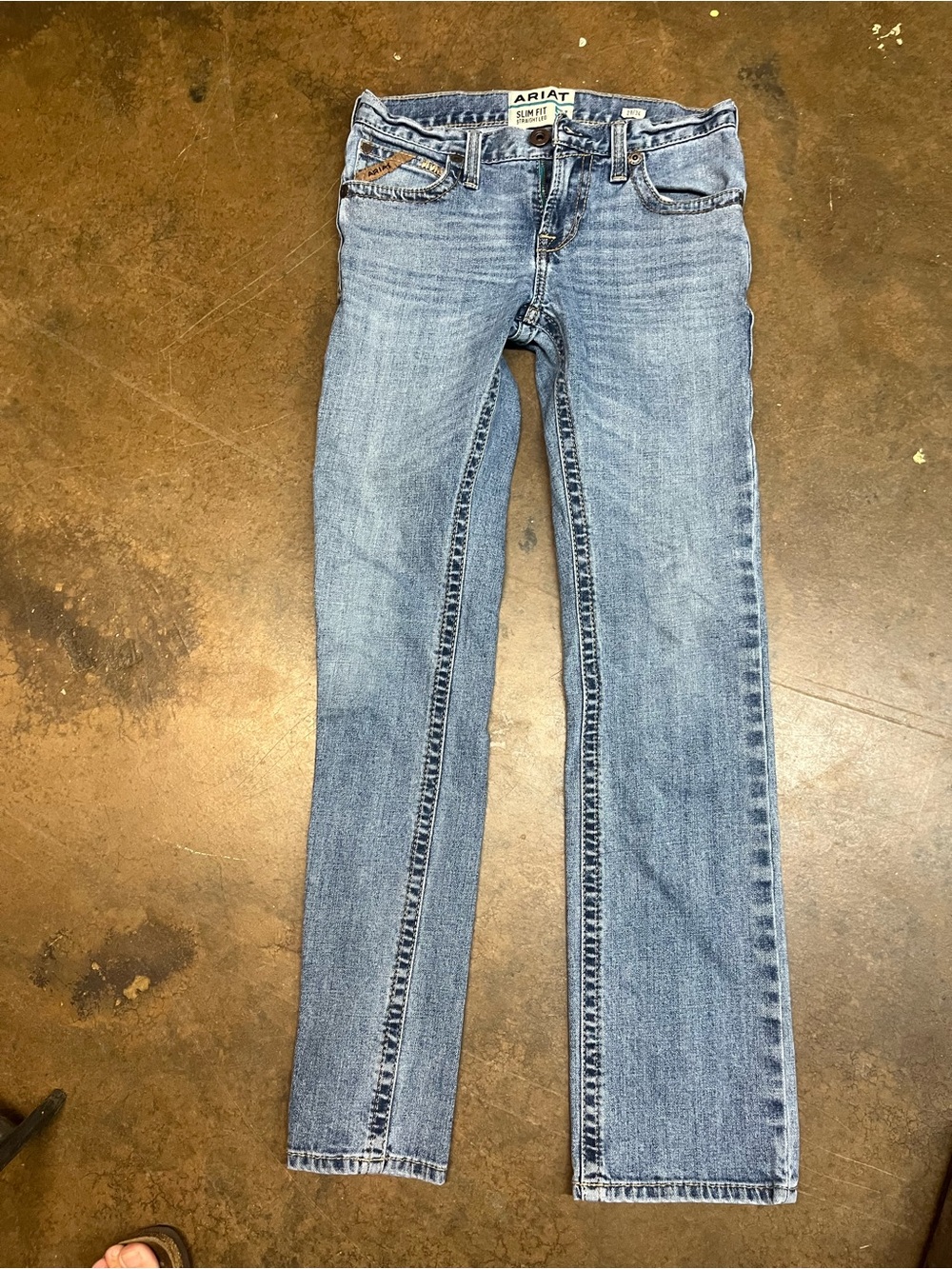 Ariat Men’s Light Blue Slim Fit Jeans 29x34